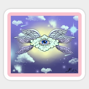 Biblically Accurate Angel Sticker